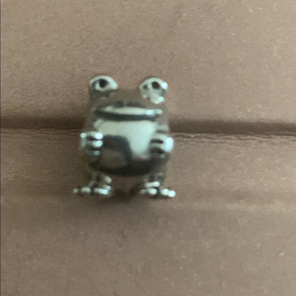 RETIRED Genuine Pandora Frog Charm circa early 2000 - Picture 4 of 5